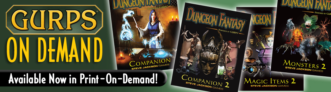 Banner link to GURPS On Demand 1