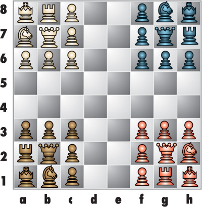Four-Player Chess Variant